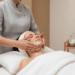 Professional facial treatment